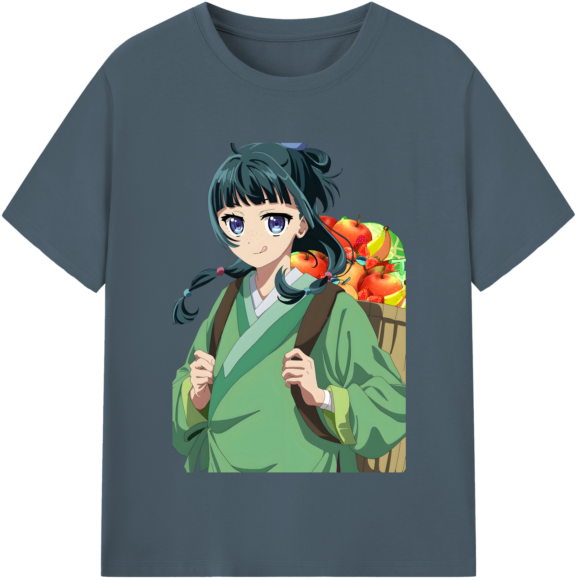 （画像用） 薬屋のひとりごと The Apothecary Diaries 綿100％半袖Tシャツ（フロントプリント）
